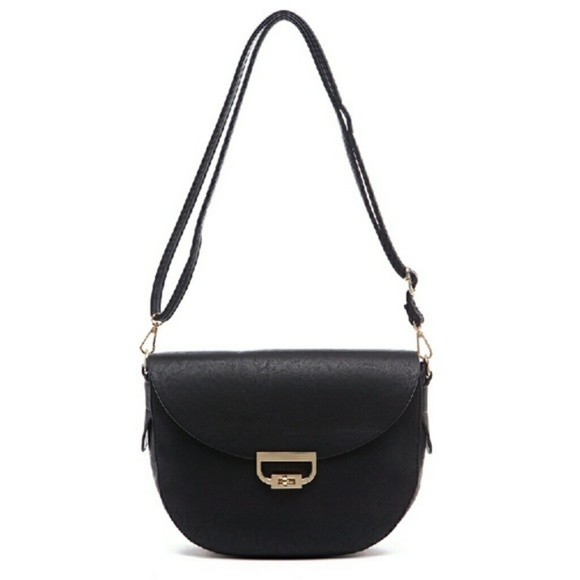 Pink Haley Handbags - Black crossbody purse